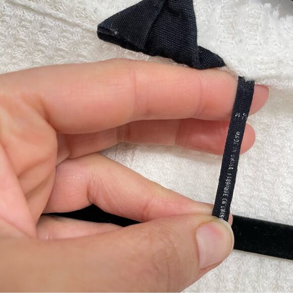 Out From Under White Waffle Knit Cardigan Sweater Womens M Raw Edge Boho Fall - Picture 6 of 8